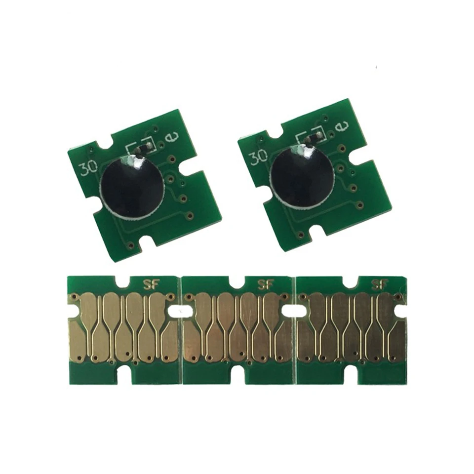 5 комплектов чипов для картриджей Epson t3200 t5200 t7200 чипы epson 5200 совместимые |