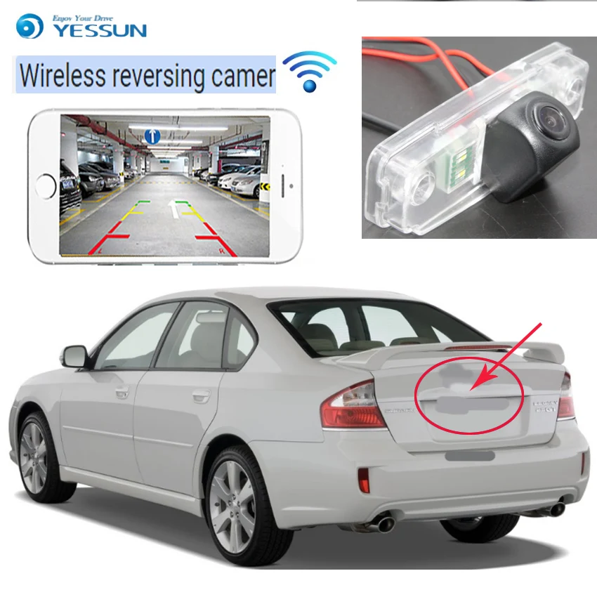 YESSUN new car wireless Rear View Camera For Subaru For Subaru Forester SG SH 2003-2013 CCD backup Camera license plate camera