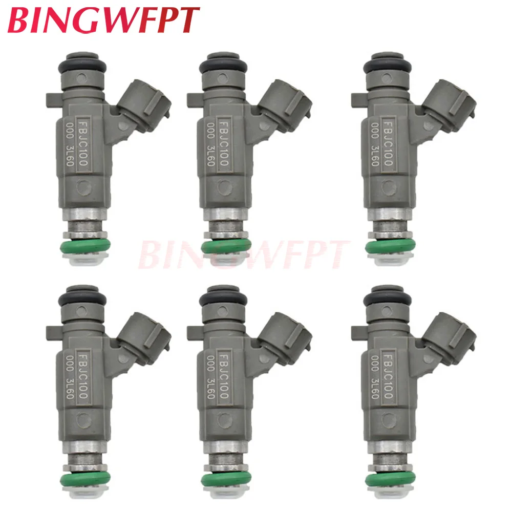 

6PCS 16600-2Y915 FBJC100 fuel injectors for Nissan 350Z 2003-2005 Pathfinder 2002-2004 3.5L V6 For Maxima 3.0L 2000-2001