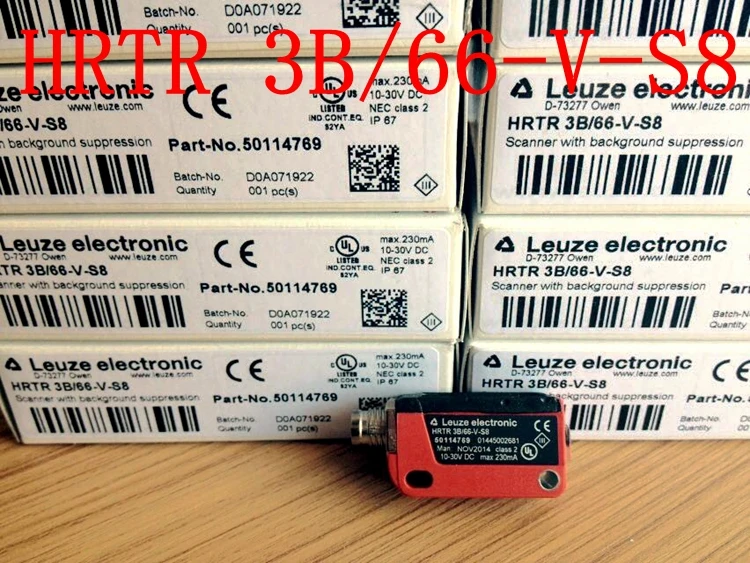 

Spot sales brand new original German Leuze photoelectric switch HRTR 3B/66-V-S8