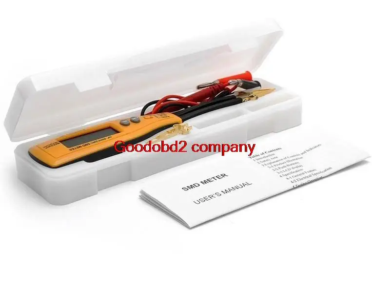 HP-990B SMD мультиметр диод Емкость Сопротивление Пинцет метр Авто Диапазон метр резистор конденсатор Непрерывность тестер батареи