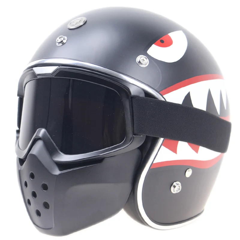 Multi function motorcycle goggles for Jet style helmet UV400 Protection 4 color available unisex vintage bike riders | Автомобили и