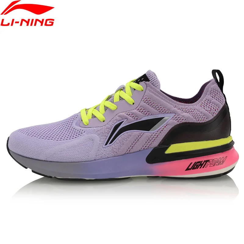 Женские кроссовки ARASHI Li Ning дышащие из моно пряжи с поролоновой подкладкой для