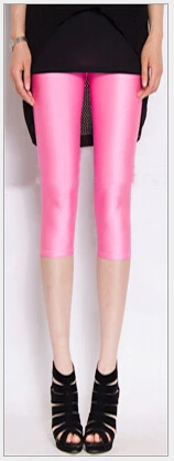 D004 Pink NDUCJSI женские леггинсы, эластичные растягивающиеся леггинсы, несколько неоновых Deportes, леггинсы цвета хаки для девочек, тонкие повседневные 16 ярких цветов - Цвет: D004 Pink