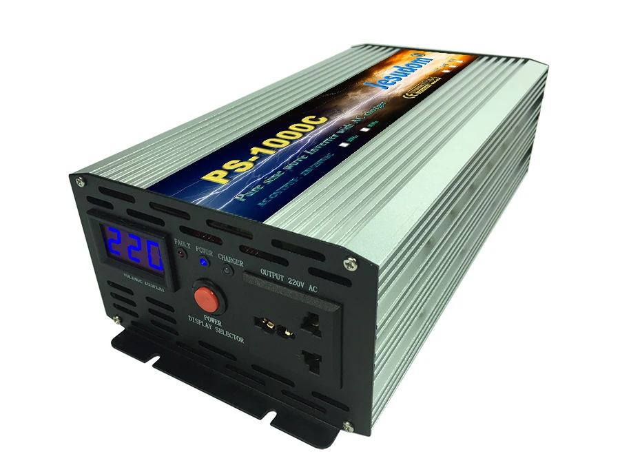 PS1000C 1000W решетки Инвертор DC12/24/48 V к AC220/230/240 50HZ60HZ встроенный AC зарядное устройство