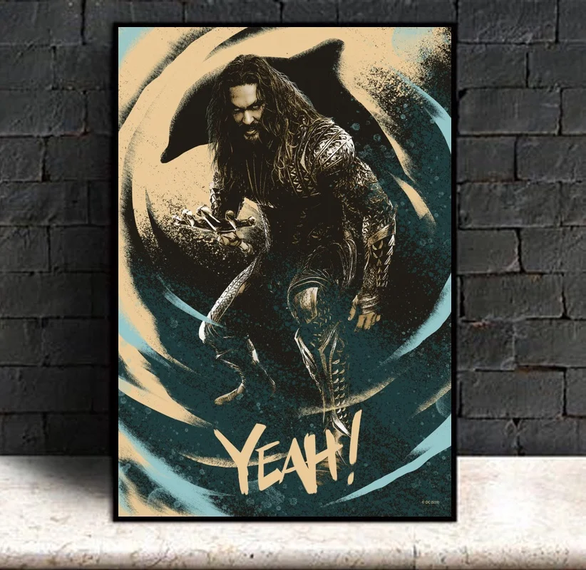 Плакаты и принты Jason Momoa настенная Картина на холсте для гостиной домашний декор |