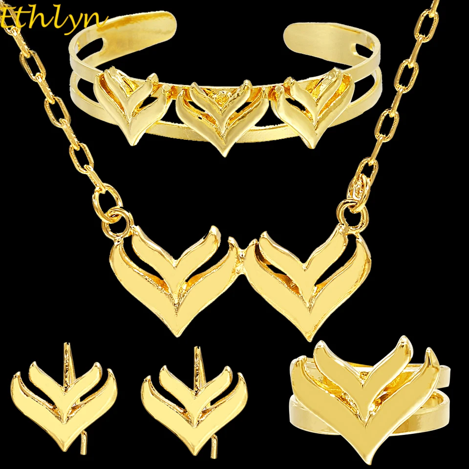 Ethlyn Jewelry Детские комплекты ювелирных изделий ожерелье/серьги/Кольцо/браслет дети
