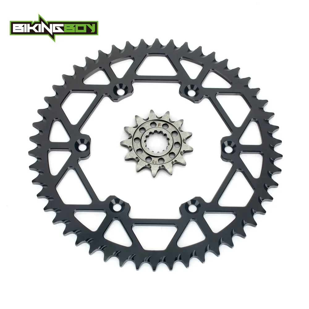 BIKINGBOY передняя 13T Задняя 48 T 52 Звездочка для Kawasaki KLX 450 R 2007 2008 2009 2010 2015 KX F 06 07 08 09 10 11 12