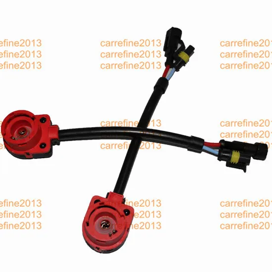 D2S CABLE B Rockeybright 2pcs D2S D2R D4S кабель конвертер жгут проводов hid d2s AMP патрон-адаптер лампы - Испускаемый цвет: D2S CABLE B