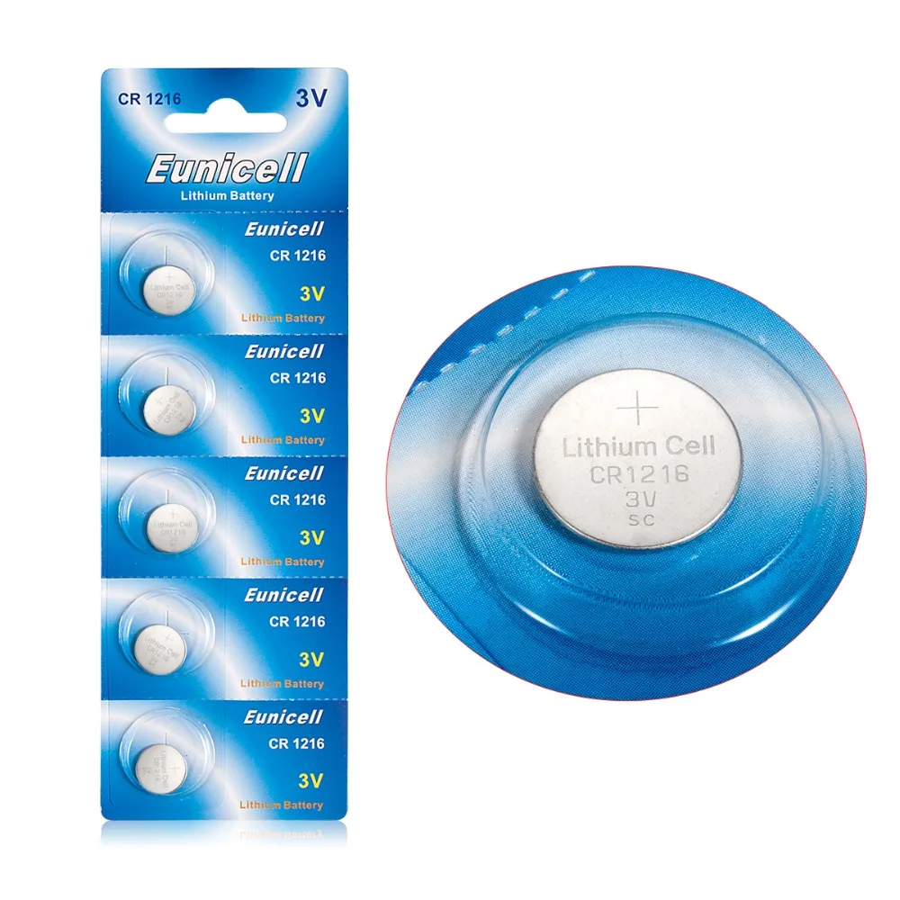 5 шт. литий ионные батарейки CR1216 ECR1216 DL1216 BR1216 LM1216 5034LC cr 1216 3 в|batteries for watches|button cell