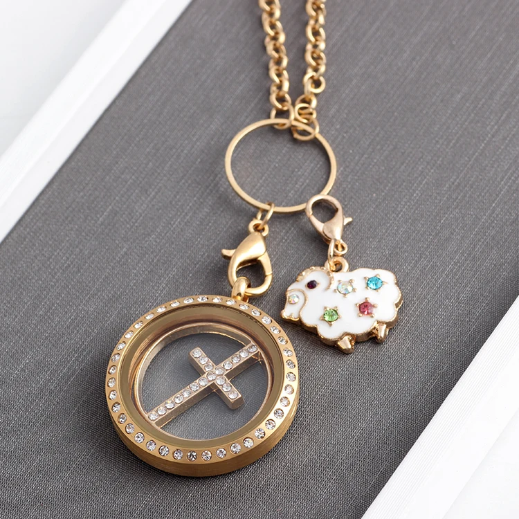 Новая мода 20 шт./лот красочные хрустальные овечки Шарм кулон подходит DIY ручной