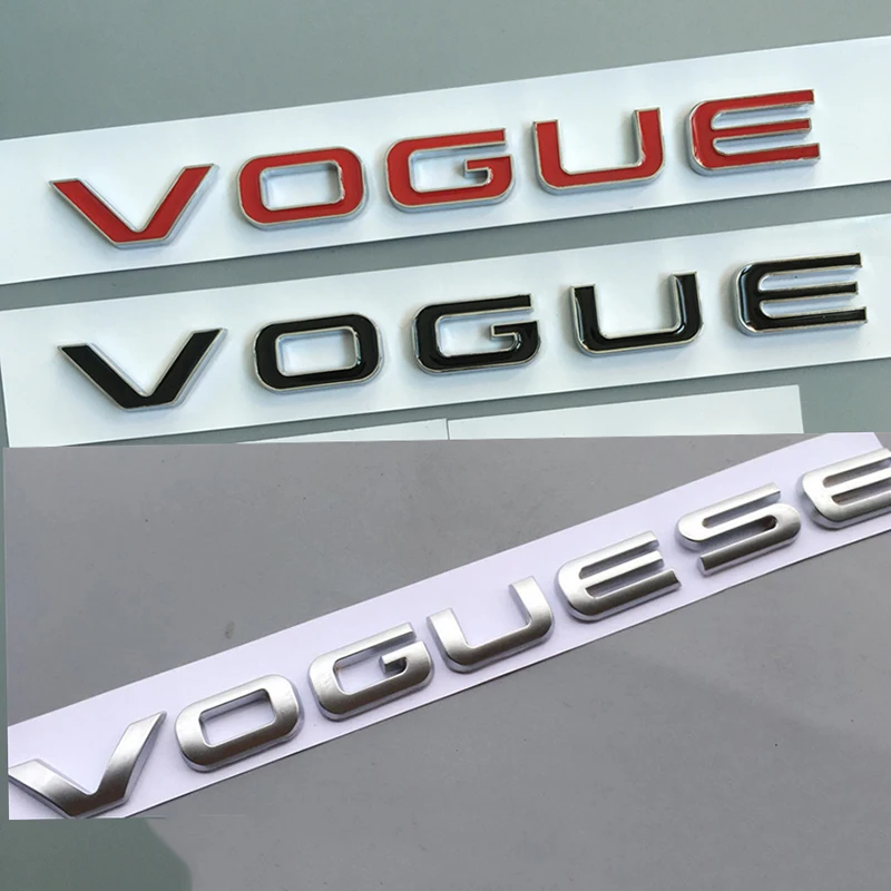L SCV6 SDV8 эмблема с буквенным логотипом для Range Rover VOGUE VOGUESE Expression расширенная версия автомобиля Стайлинг боковой багажник значок стикер