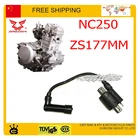 ZONGSHEN NC250 4 клапана Катушка зажигания воспламенитель Уравнительный вал двигателя T4 T6 apollo KAYO BSE 250cc rx3 j5 m5 Байк квадроцикл-вездеход