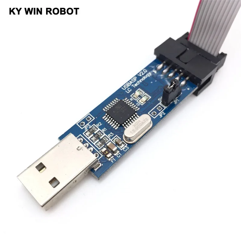 Программатор USB ISP ASP ATMEGA8 ATMEGA128 с поддержкой Win7 64K 1 шт.|avr programmer|usb ispisp programmer |