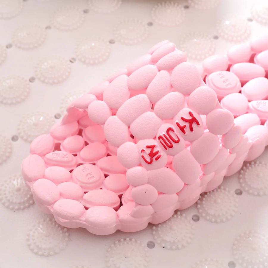 Новинка 2017 массажные летние тапочки для влюбленных в ванную комнату женские