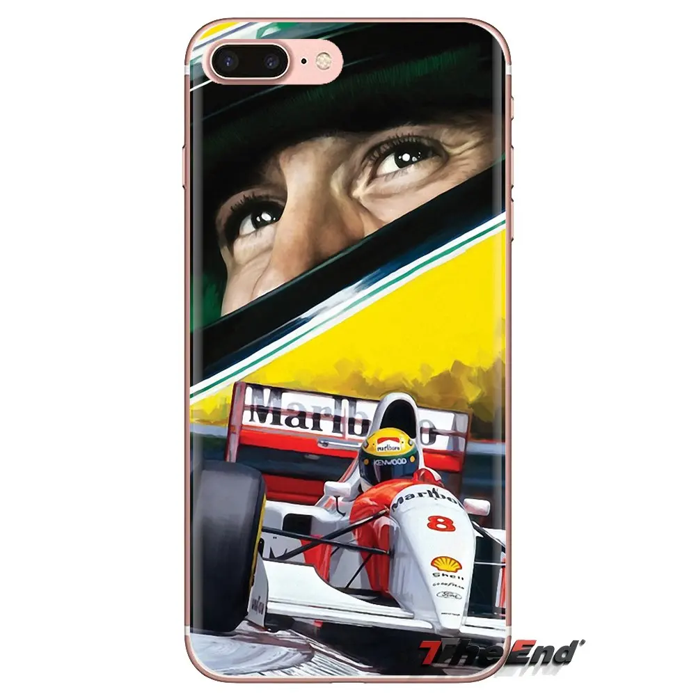 Для Xiao mi 4 5 5s 6 A1 A2 5X6X8 9 Lite SE Pro Max Mix 2 3 S TPU прозрачный чехол для кожи Ayrton Senna гоночный