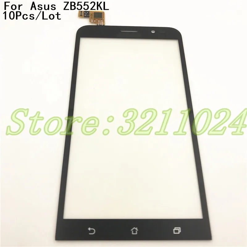 

10Pcs/Lot Original 5.5 inches For ASUS ZenFone Go ZB552KL Digitizer Touch Screen Panel Sensor Lens Glass Replacement