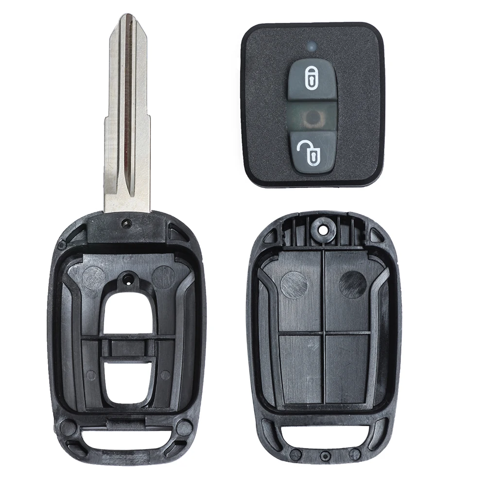 Keyecu дистанционный брелок 2 кнопки 433 МГц ID46 чип для Chevrolet Captiva 2008 2013|Ключ от авто| |