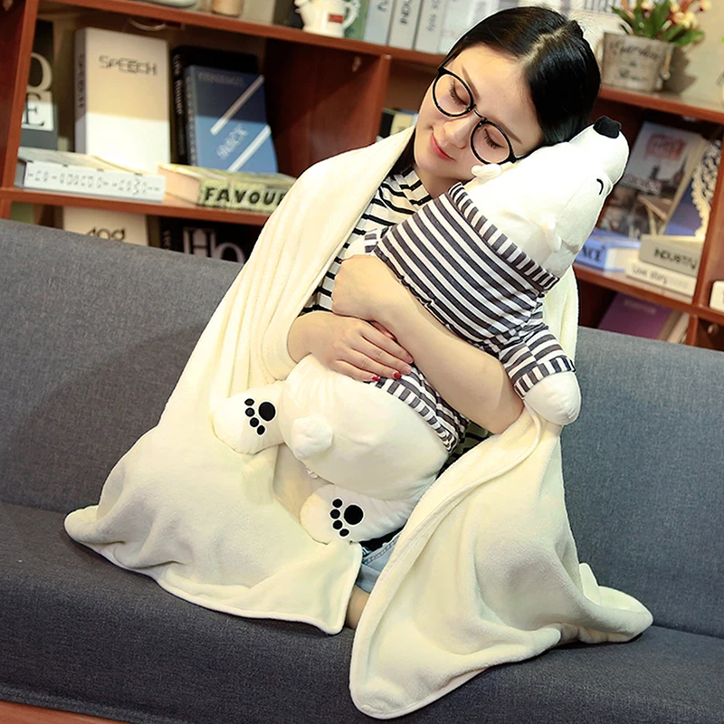 Candice guo! Милая плюшевая игрушка милая мультяшная Мишка папа медведь собака