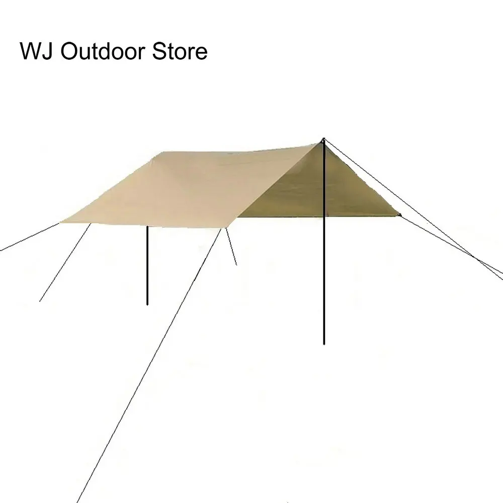 

300X300CM Sun Shelter Waterproof Anti UV Flysheet Outdoor Tarps Rain Fly Silver Coated Camping Tarp