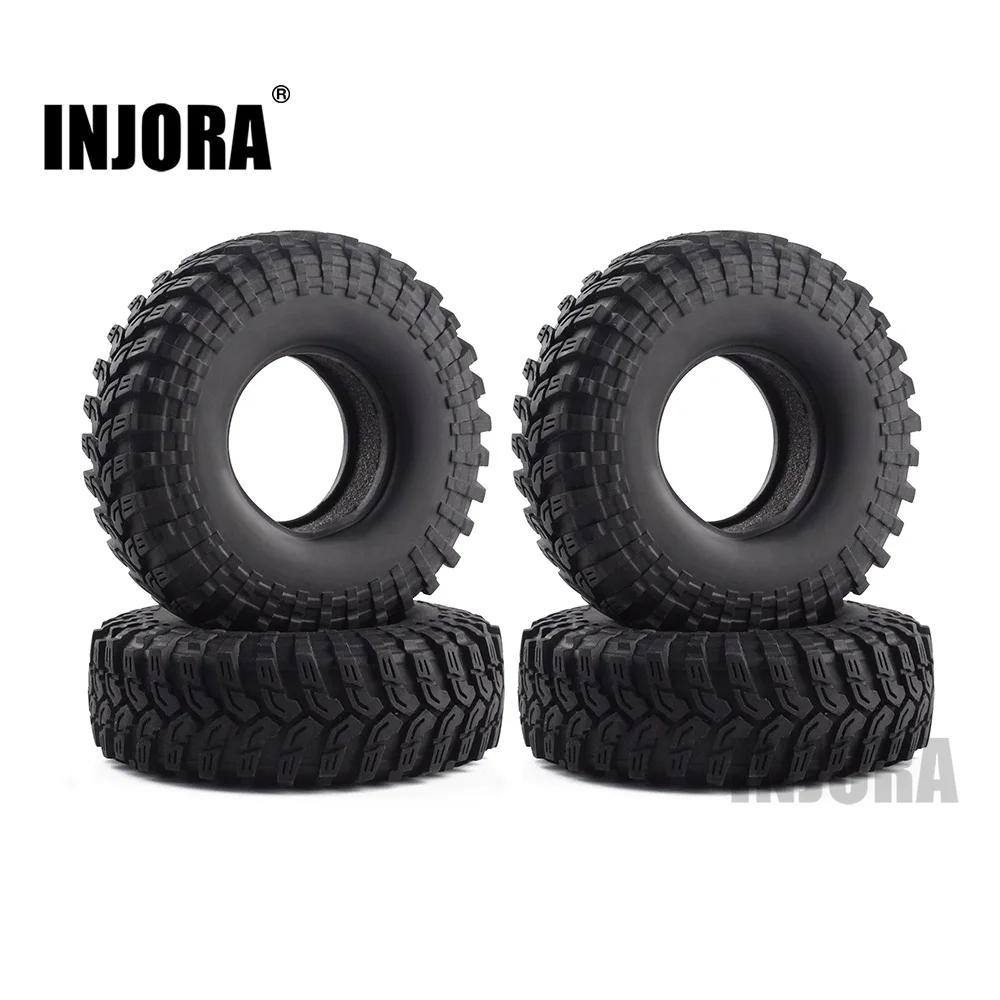 INJORA 114*39 мм 1 9 &quotРезина колеса шины для 1:10 RC Рок Гусеничный Traxxas TRX4 осевой SCX10 AXI03007
