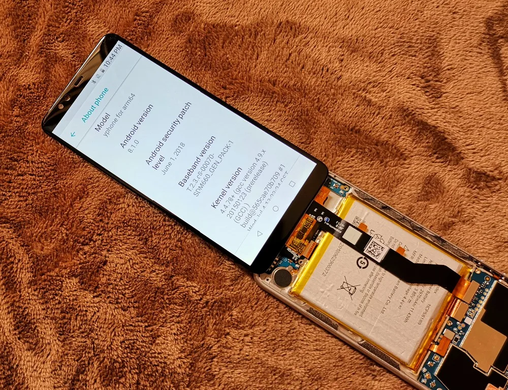 Сенсорный+ ЖК-дисплей для Яндекса телефона YPhone для arm64