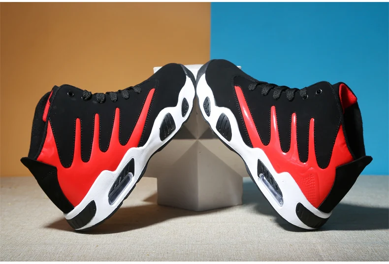Air Cushion Jordan баскетбольные кроссовки Мужские дышащие противоскользящие баскетбольные кроссовки ботильоны мужская уличная спортивная обувь