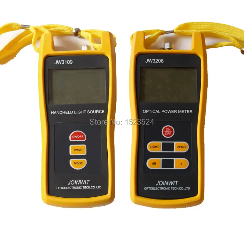 

Fiber Optical Multimeter -70~+6dBm JW3208A High Precision Handheld Optical Power Meter +JW3109 Optical Light Source 1310/1550nm