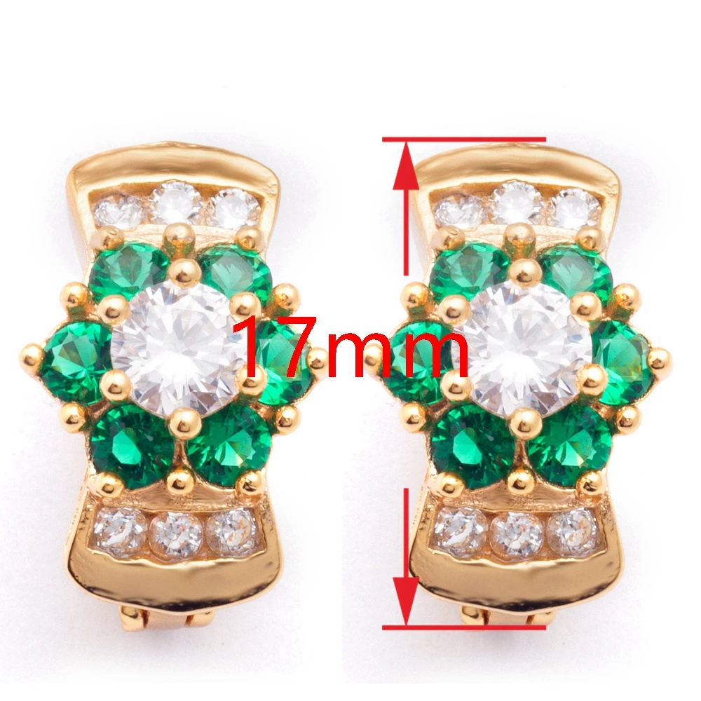 Yunkingdom модные серьги кольца цветок золотой Цвет 4 s кристалл для женщин|hoop earrings for
