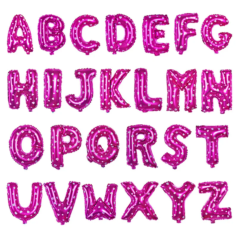 Горячий мини заказ 4 шт 16 дюймовые воздушные шары из розовой фольги для вечеринки