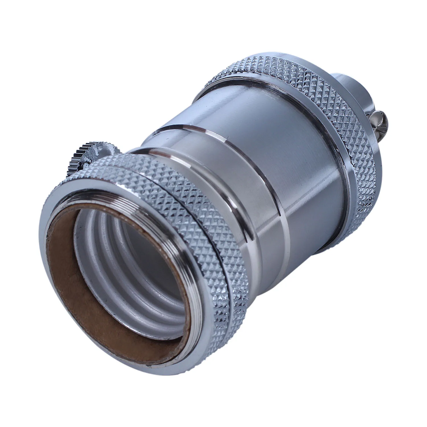 E27 ES винтажная Ретро лампа Эдисона с держателем лампы переключателем хром|Цоколи