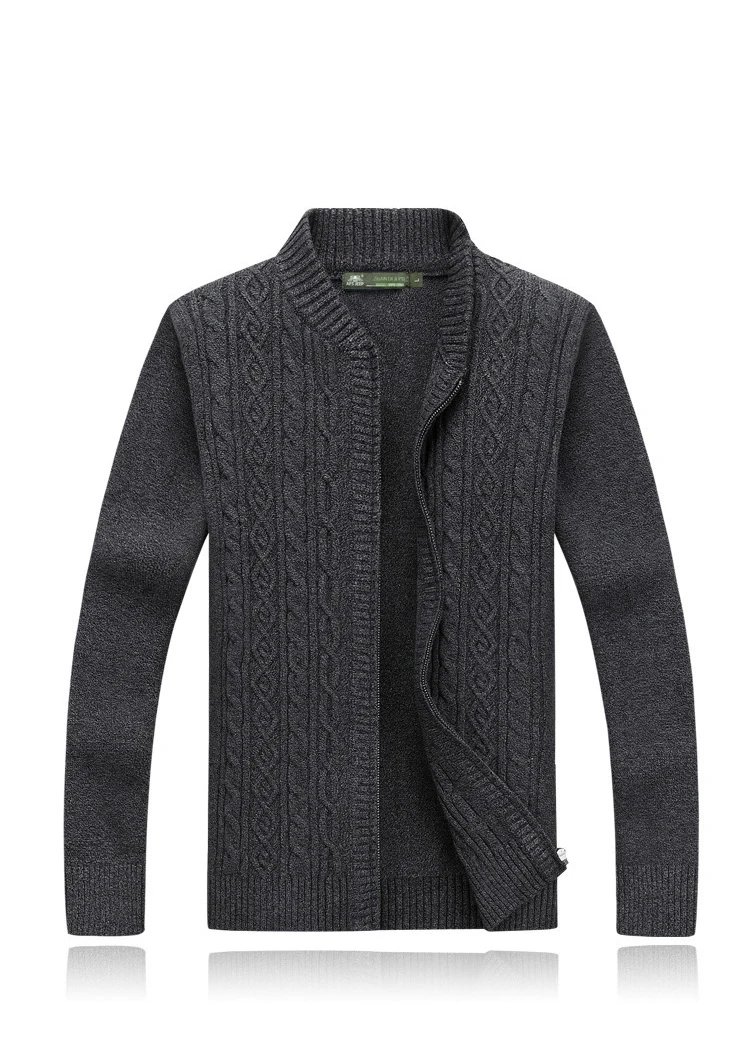 Aismz, кардиган, свитер, Мужская одежда,, Pull Homme Sueter Hombre, тонкий, мужской, Осень-зима, модный кардиган на молнии, с воротником, Roupas
