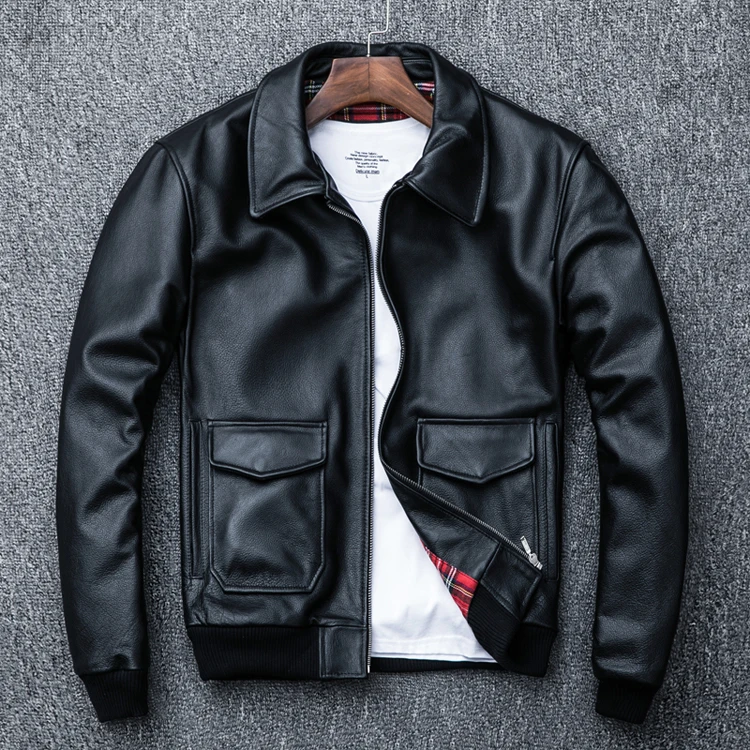 MAPLESTEED Air Force летная куртка мужская Толстая коровья кожа куртка мужской пилот Кожаный Костюм Куртка бомбер мужская зимняя куртка M055