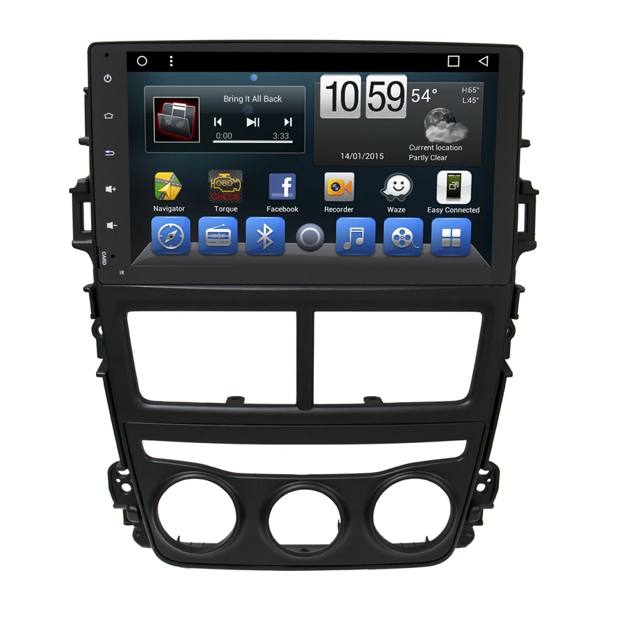 Navirider Автомобильный gps плеер для Toyota Yaris, Vios руководство android 8.1.0 автомобильный Navi мультимедийное головное устройство стерео магнитофон