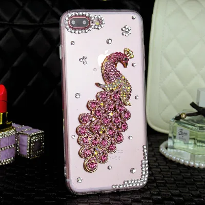 Роскошный блестящий чехол для телефона Samsung S7 S8 S9 S10 Plus lite Note10 Note9 8 со стразами