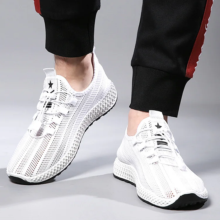 Men's Breathable Work Safety Mens Sports Platform Shoes Casual For Male Men Outdoor Sneakers Zapatos De Hombre Loafers Trainers | Обувь