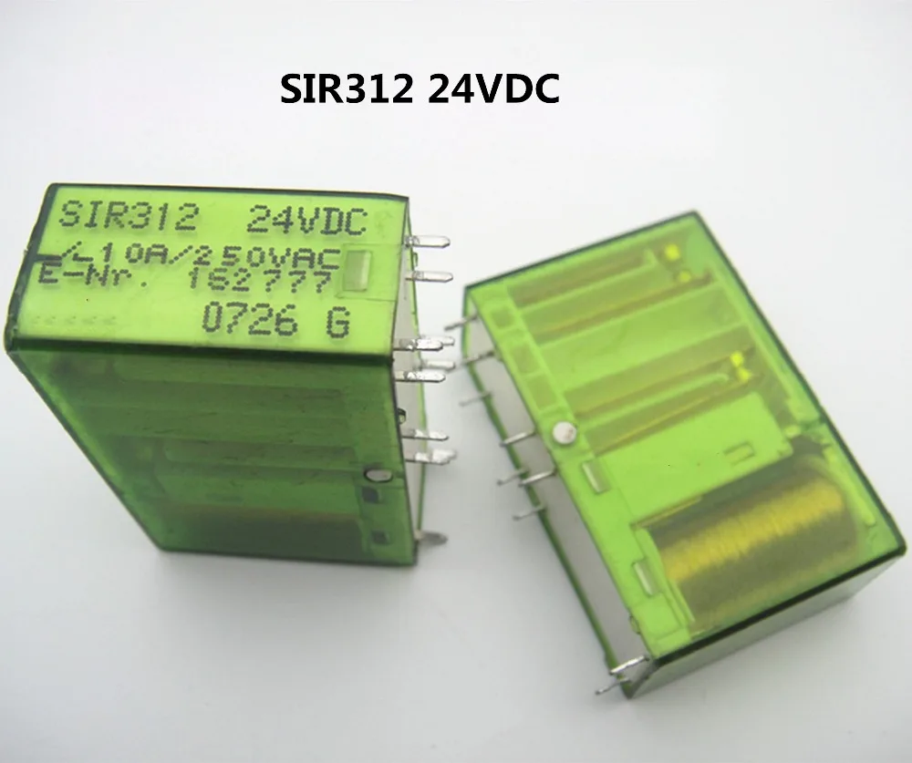 

Реле SIR312 24VDC SIR312-24VDC 24V DC24V 24VDC 10A 250VAC 10PIN