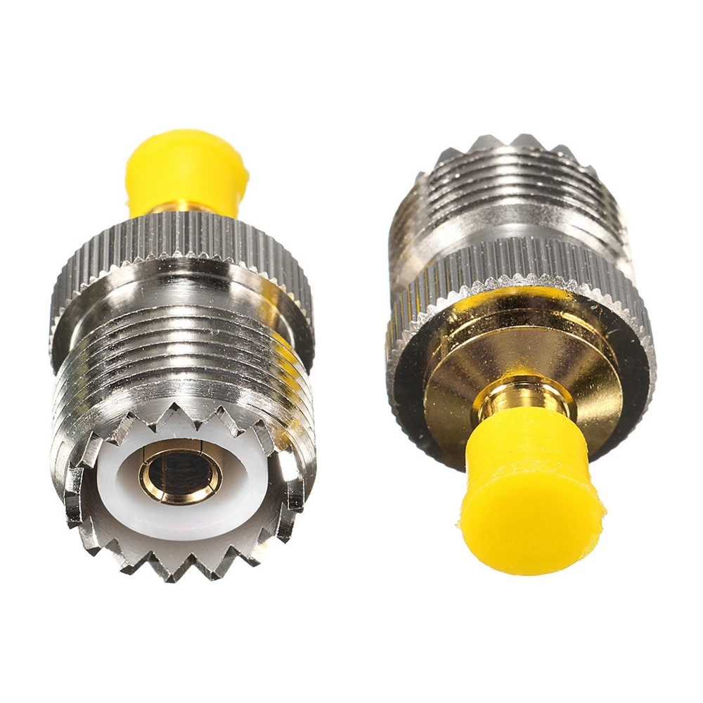 MLLSE 2X антенный адаптер S021A SMA F к UHF SO239 для BAOFENG UV 5R PX 777 888 CE0126X2|adaptor|sma-fsma-f antenna |