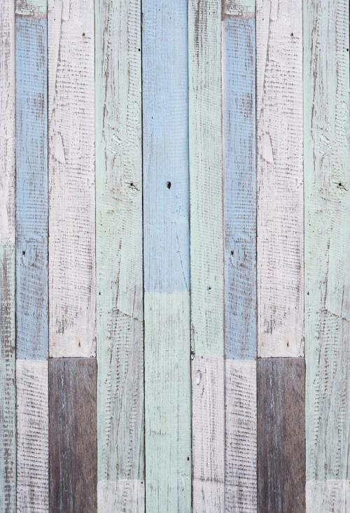 Фон для фотосъемки с сине-белыми деревянными досками из старого дерева floordrop