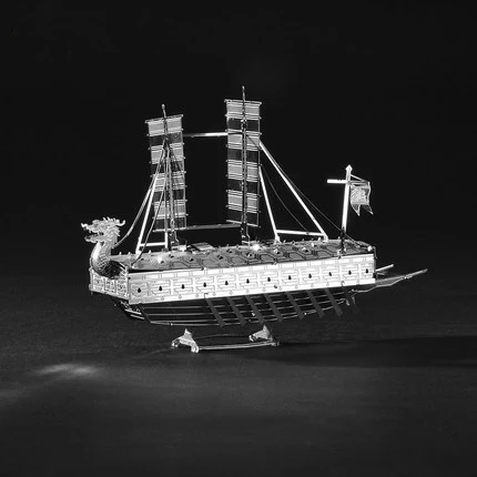 Piececool Корея Geobukseon военный корабль DIY 3D Металл нано головоломка собрать модели