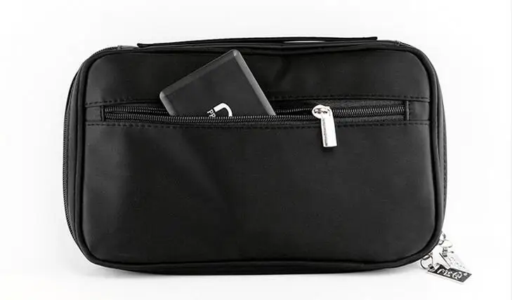 Органайзер для кистей макияжа женская косметичка холщовая вместительная