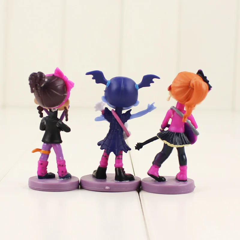 Новое поступление, 6 шт./партия, Junior Vampirina, фигурка, игрушки для девочек, ПВХ, фигурка, модель, игрушки, милая кукла для детей, подарки