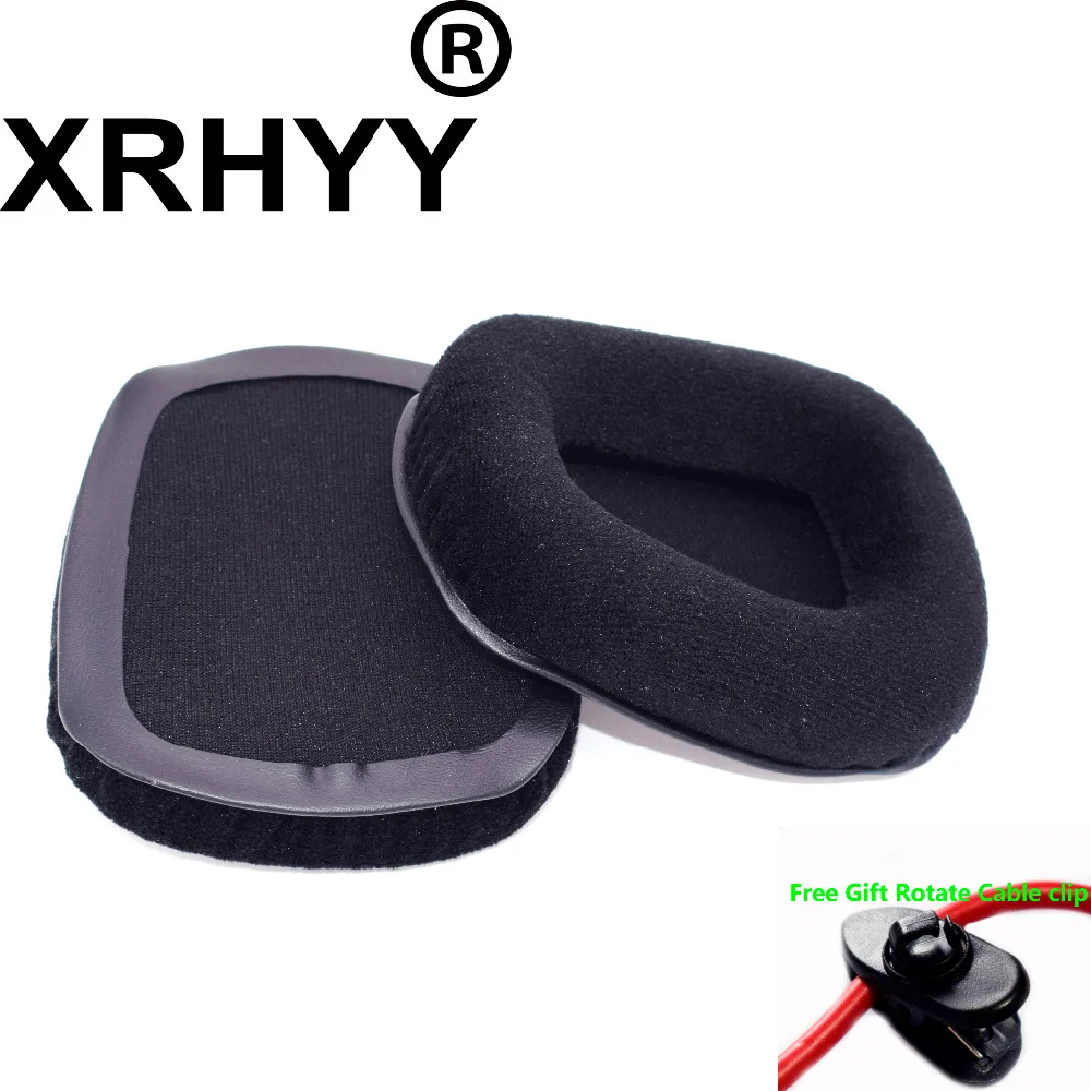 XRHYY сменные амбушюры подушечки для наушников для razer Chimaera Electra аналоговые игровые гарнитуры+ свободное вращение зажим для кабеля