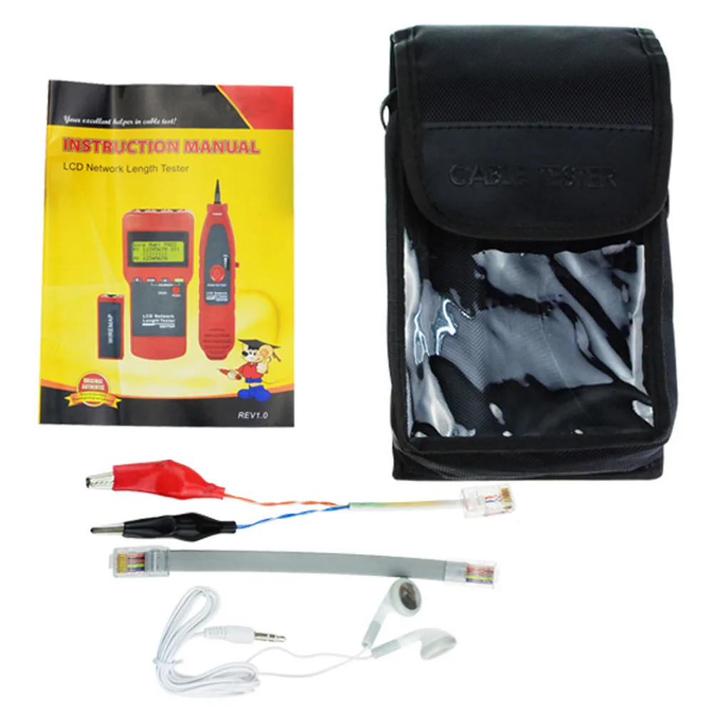 Сетевой кабель LAN длина провода проверка линии 5E 6E коаксиальный RJ45 USB BNC