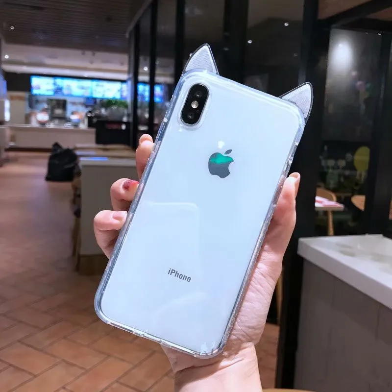 Ourdeals Простой Прозрачный мягкий чехол для телефона iphone XS MAX XR X 6 6s 8 7plus s стерео