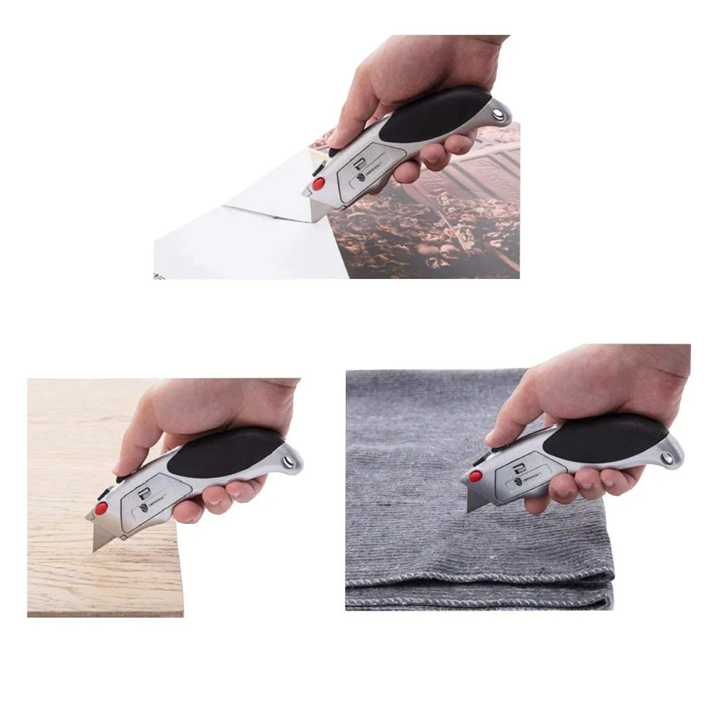 Канцелярский нож с автоматической загрузкой для тяжелой работы 3 положения