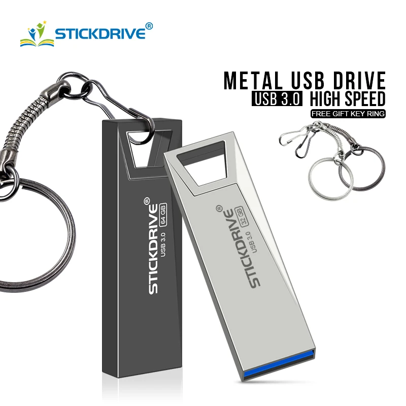 Высокоскоростной USB 3,0 флеш-накопитель 128 Гб 64 Гб USB карта памяти 16 ГБ 32 ГБ USB флеш-накопитель флешка, подарок брелок флешка