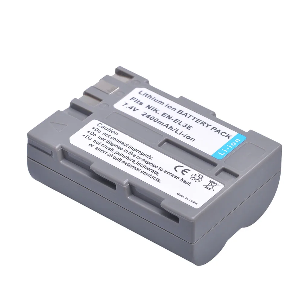 Tectra 2 шт. EN EL3E ENEL3E Bateria + Цифровое зарядное устройство для Nikon D50 D70 D70s D80 D90 D100 D200 D300 D300S