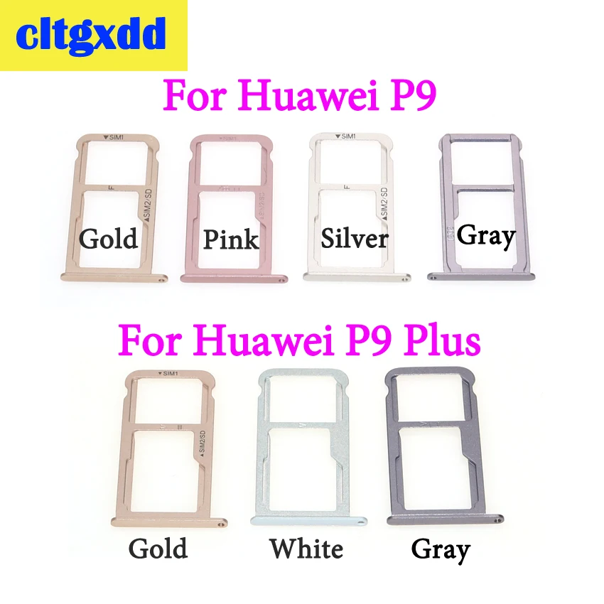 Cltgxdd лоток для sim-карт+ лоток для карт памяти Micro SD для huawei P9 Plus P9 слот для sim-карты адаптер гнездо лоток для карт держатель запчасти