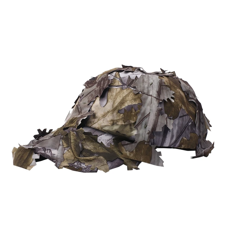 

3D Leaves Outdoor Climbing Cap Women Men Quick Drying Waterproof Sunshade Cool Hat Head Wear